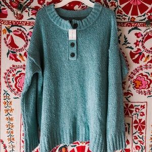 American Eagle Blue Sweater with buttons